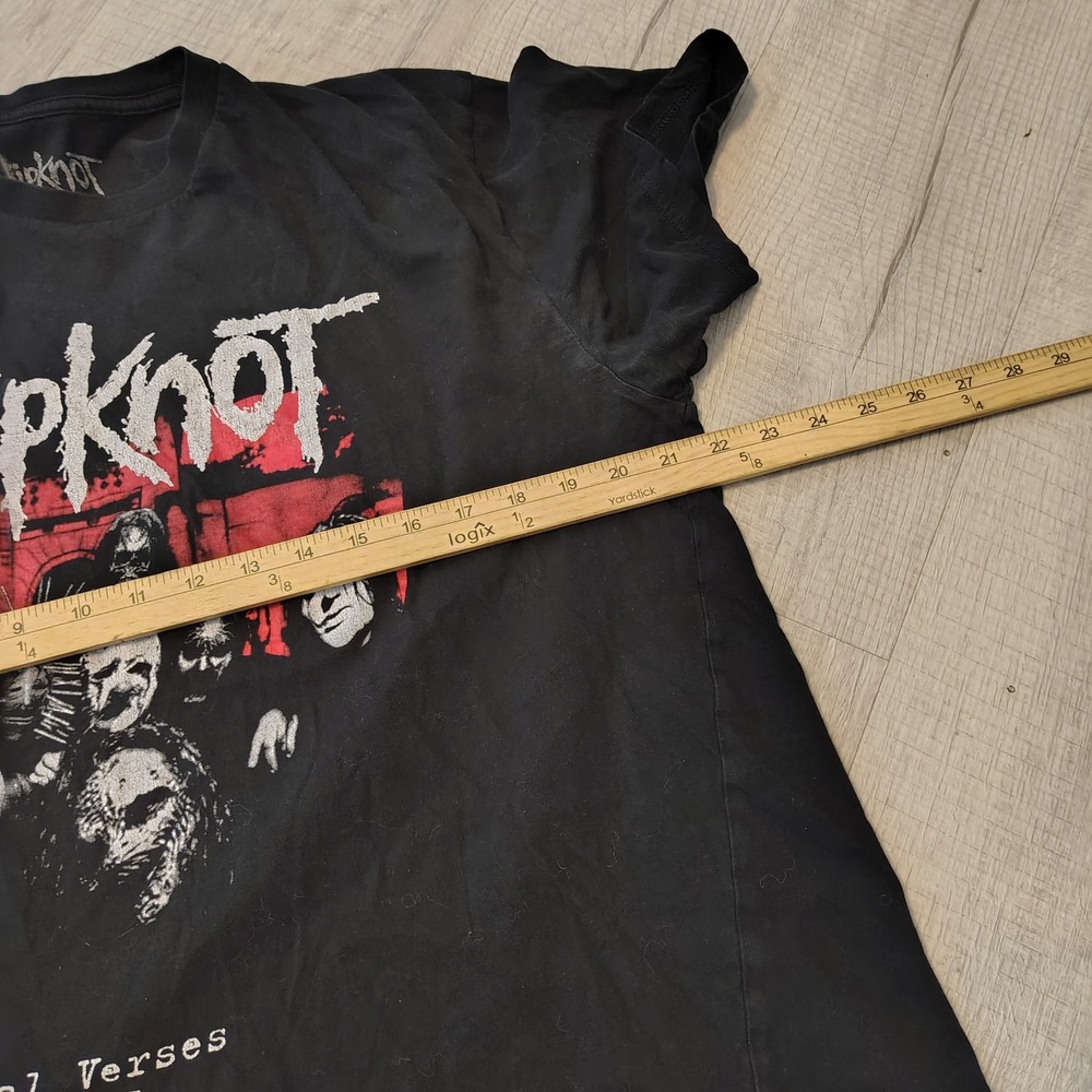Slipknot Subliminal Verses World Tour 2005 Graphic T-Shirt Mens XL Black 2021 Re - Picture 6 of 7